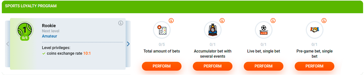sports betting bonus programme